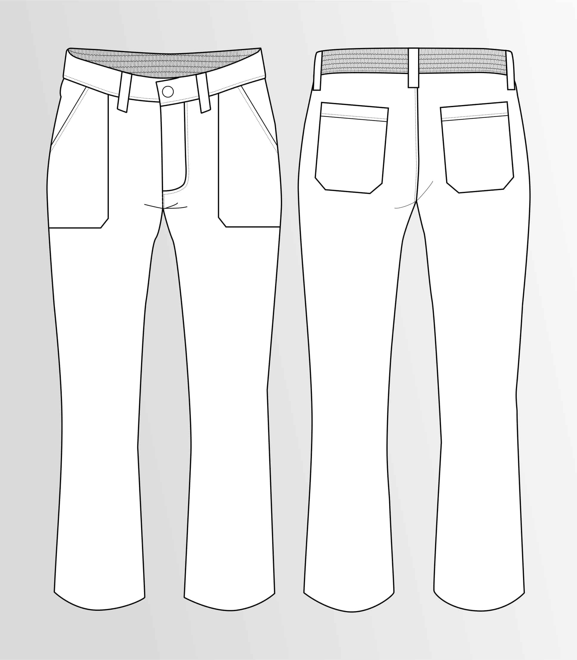 Calça Meio Elástico – Fem