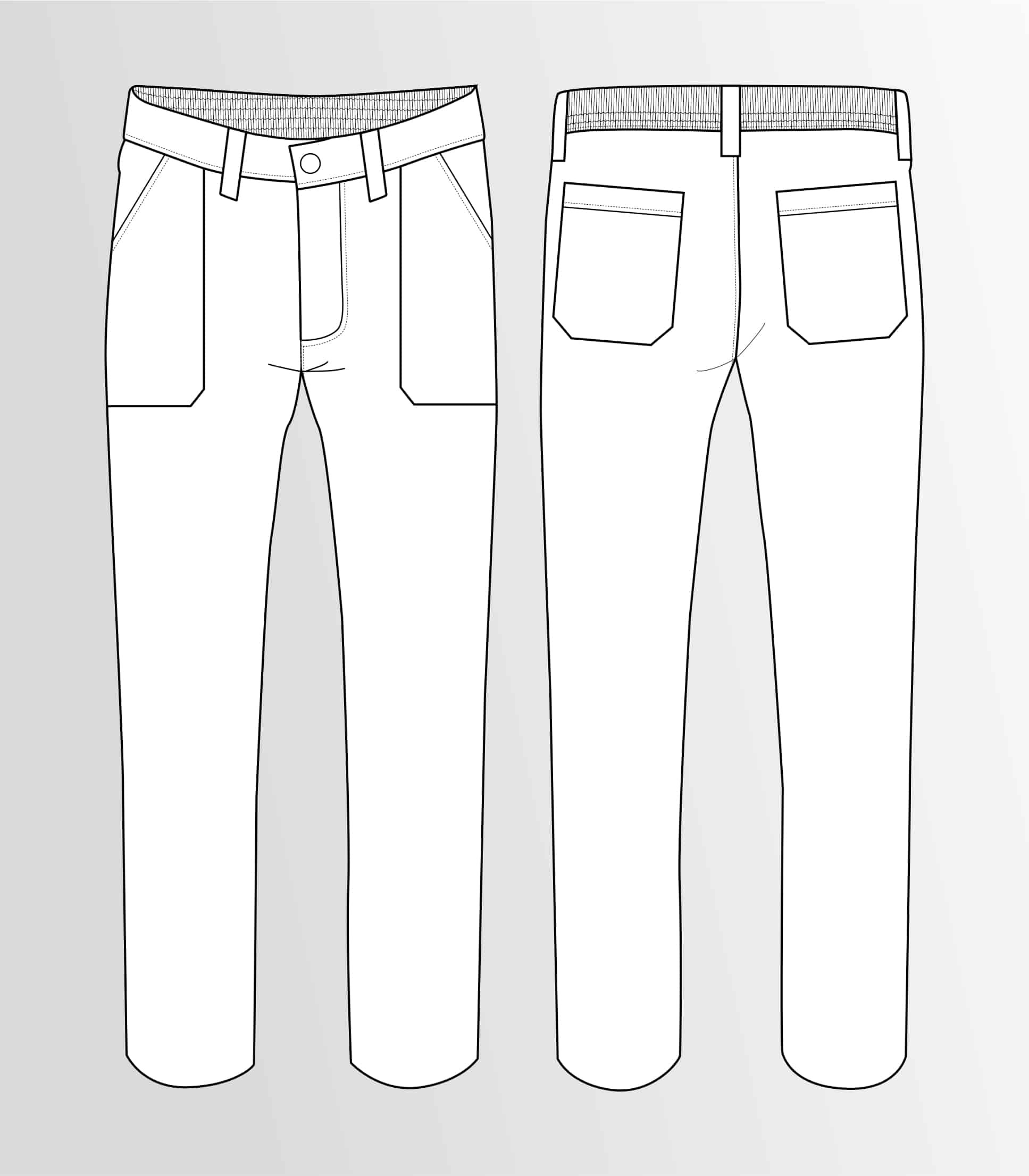 Calça Meio Elástico